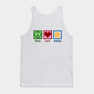 Peace Love Waffles Tank Top